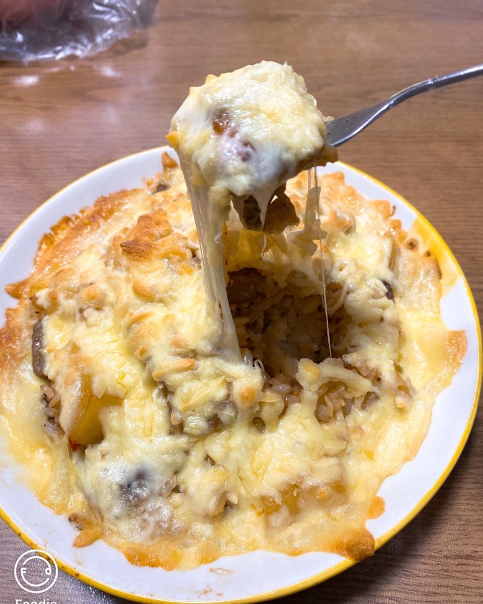 "芝士"就是力量--黑胡椒牛肉焗饭