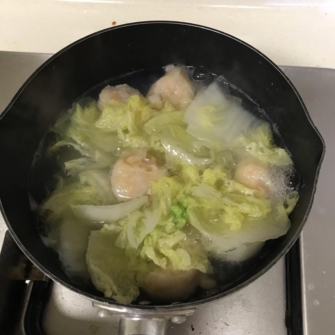 虾滑娃娃菜