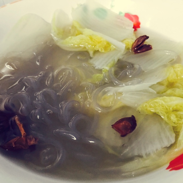 白菜粉丝汤