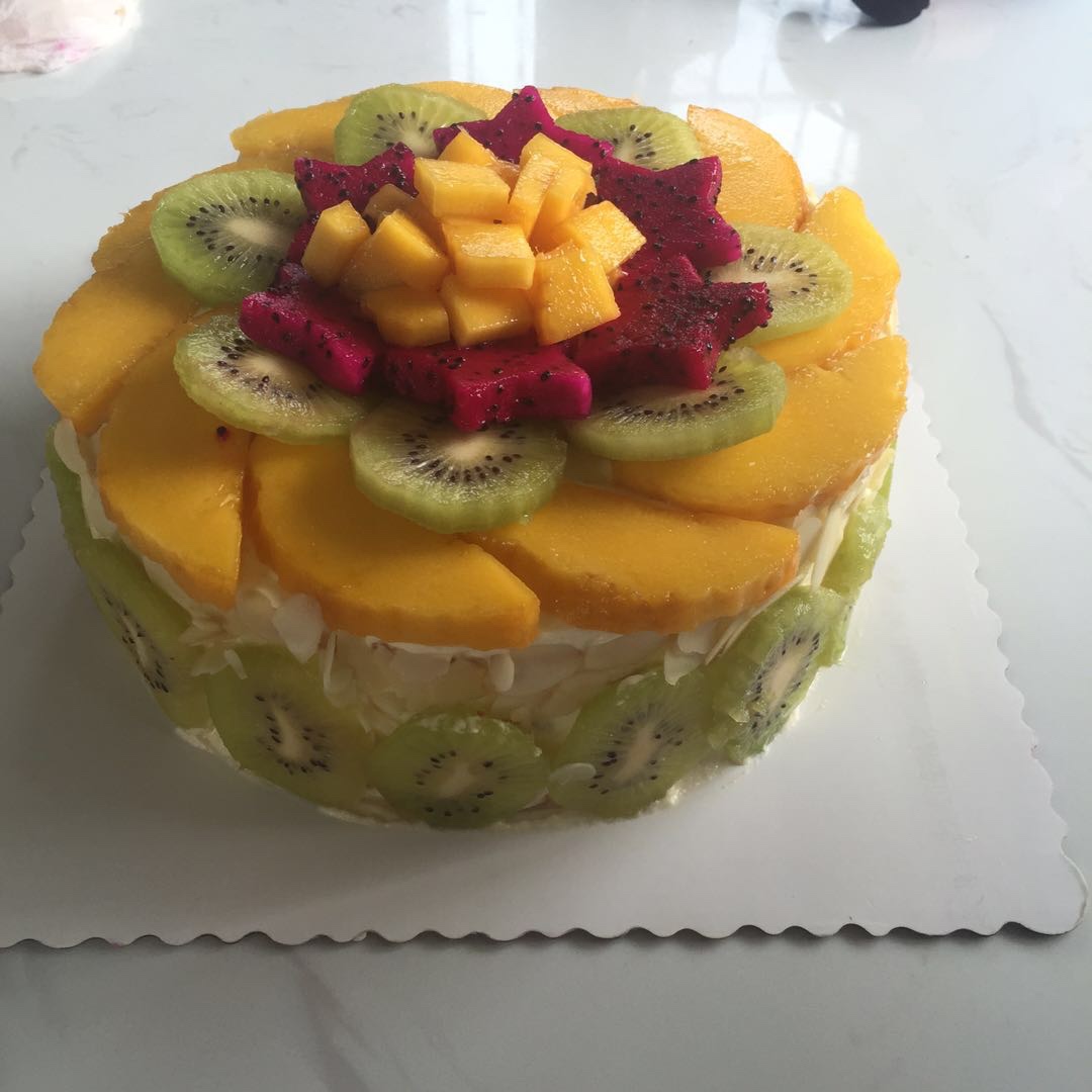 各种简易式水果蛋糕装饰