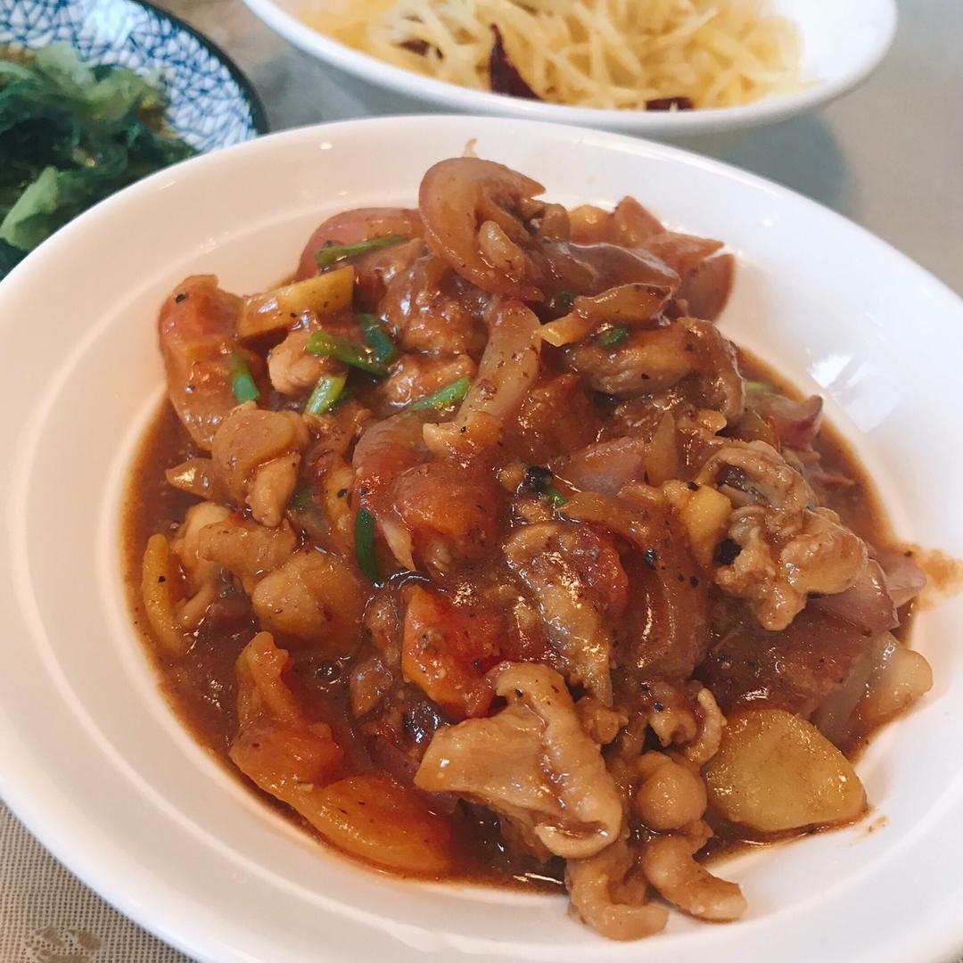 洋葱鸡腿