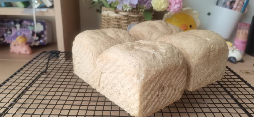 全麦吐司（50%全麦含量）低卡，低热量