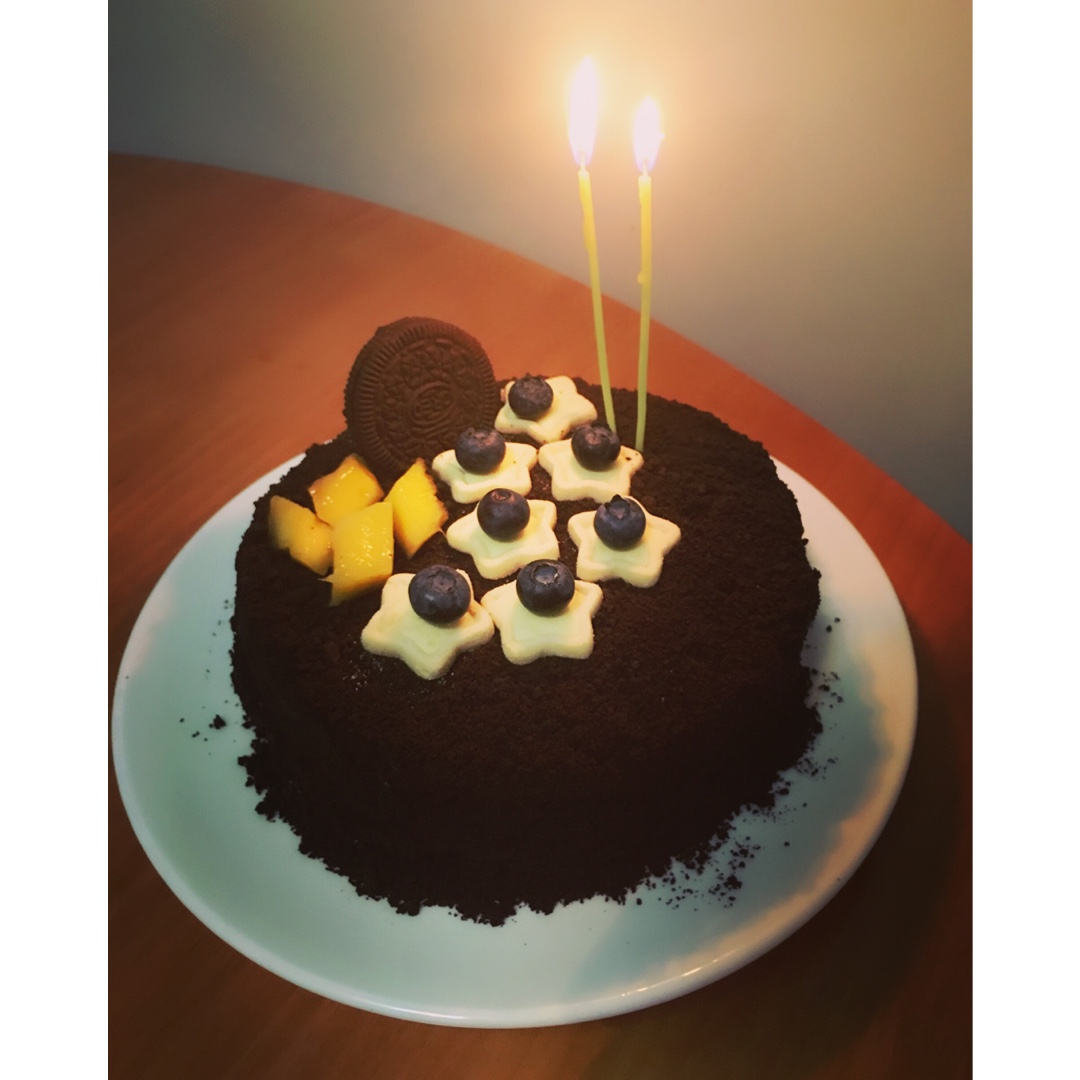 奥利奥水果奶油蛋糕