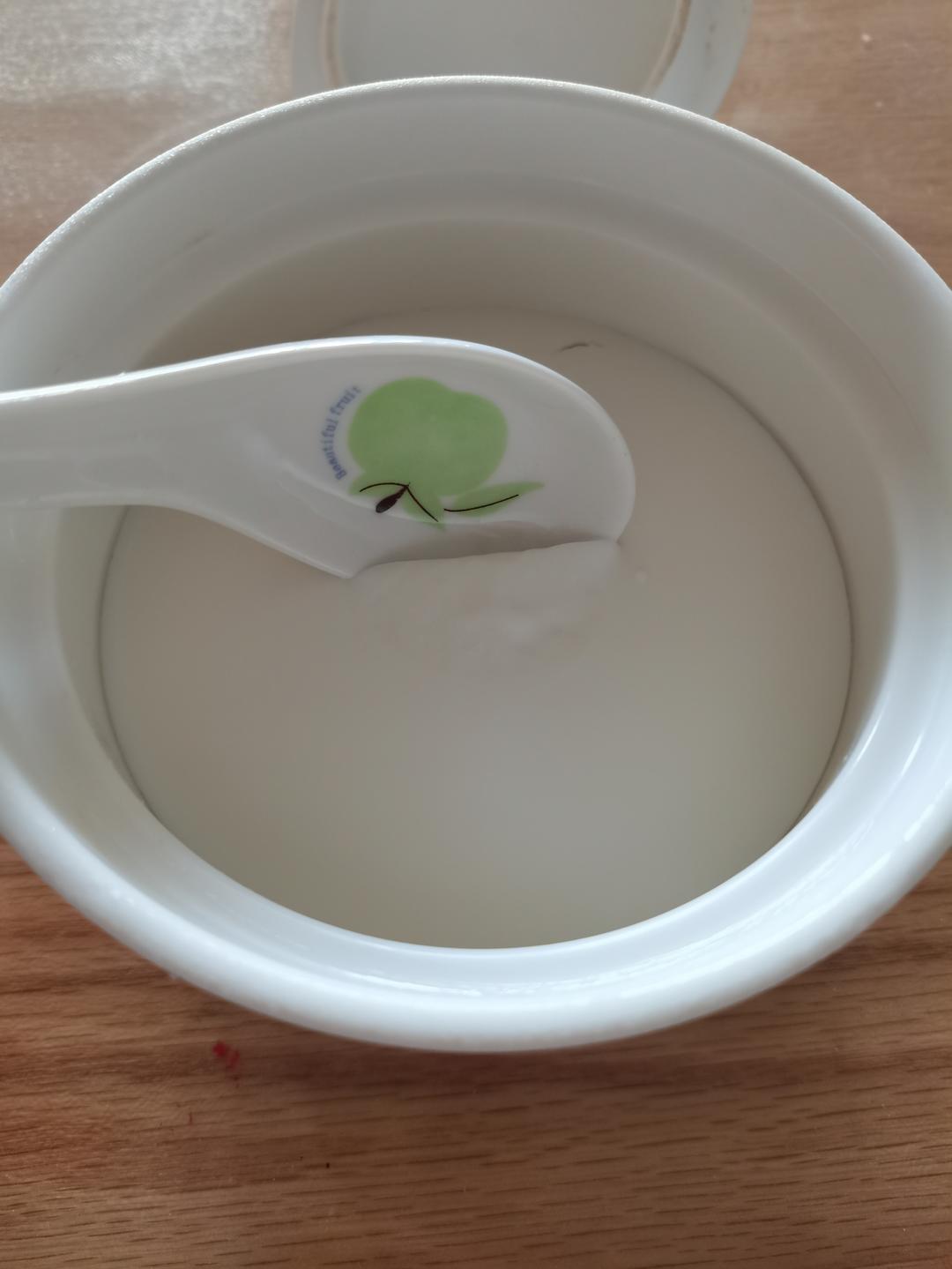 超简单的酒酿冰酥酪—不开火不返工
