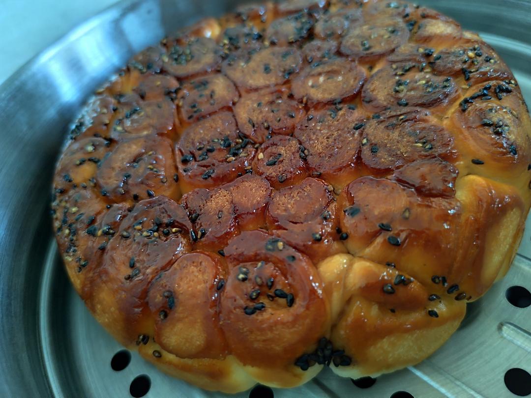 不需要揉面，只需要拌一拌就可以做的蜂蜜脆底小面包（电饭锅，烤箱，空气炸锅，平底锅皆可做）