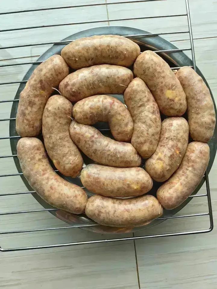 Q弹多汁的自制台式脆皮肠——绝对秒杀市售