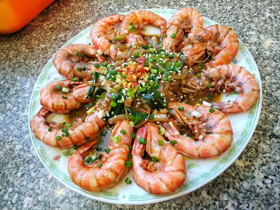 油焖竹节虾