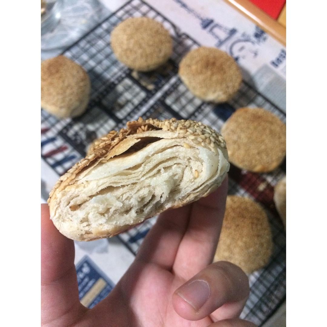 油酥烧饼(比麻酱烧饼更美味)