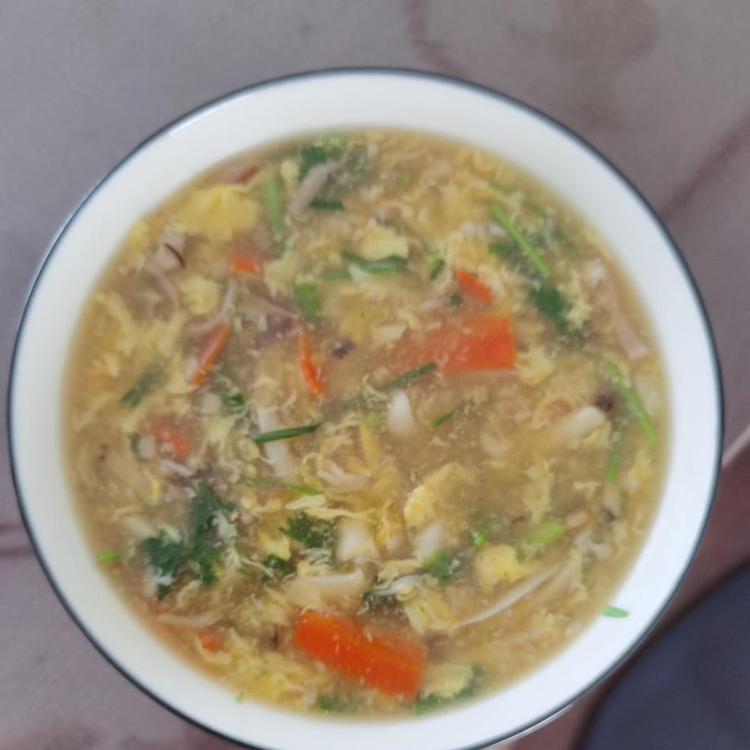 火腿菜—火腿银鱼羹