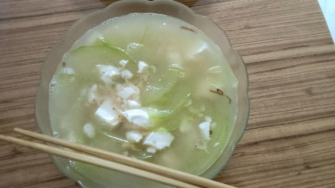 冬瓜豆腐虾米汤