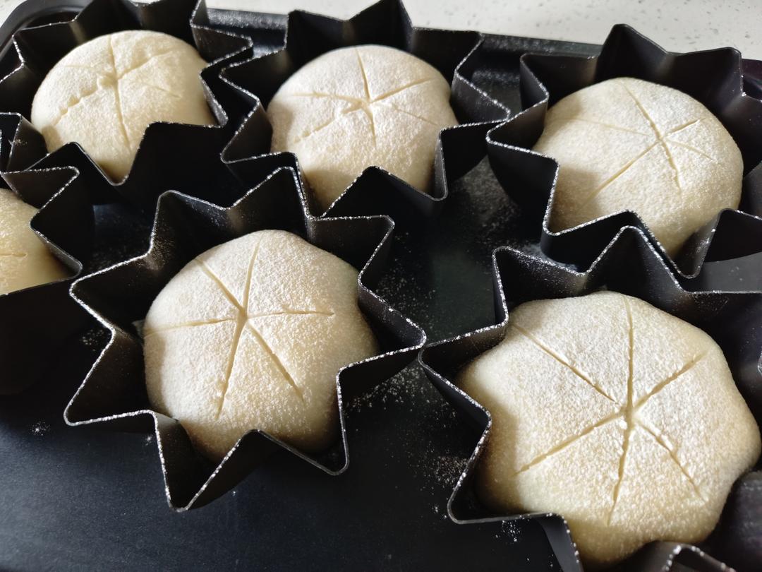 玉米火腿沙拉包，冷藏发酵流程示范