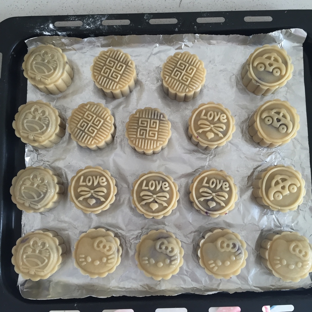 迷你紫薯月饼