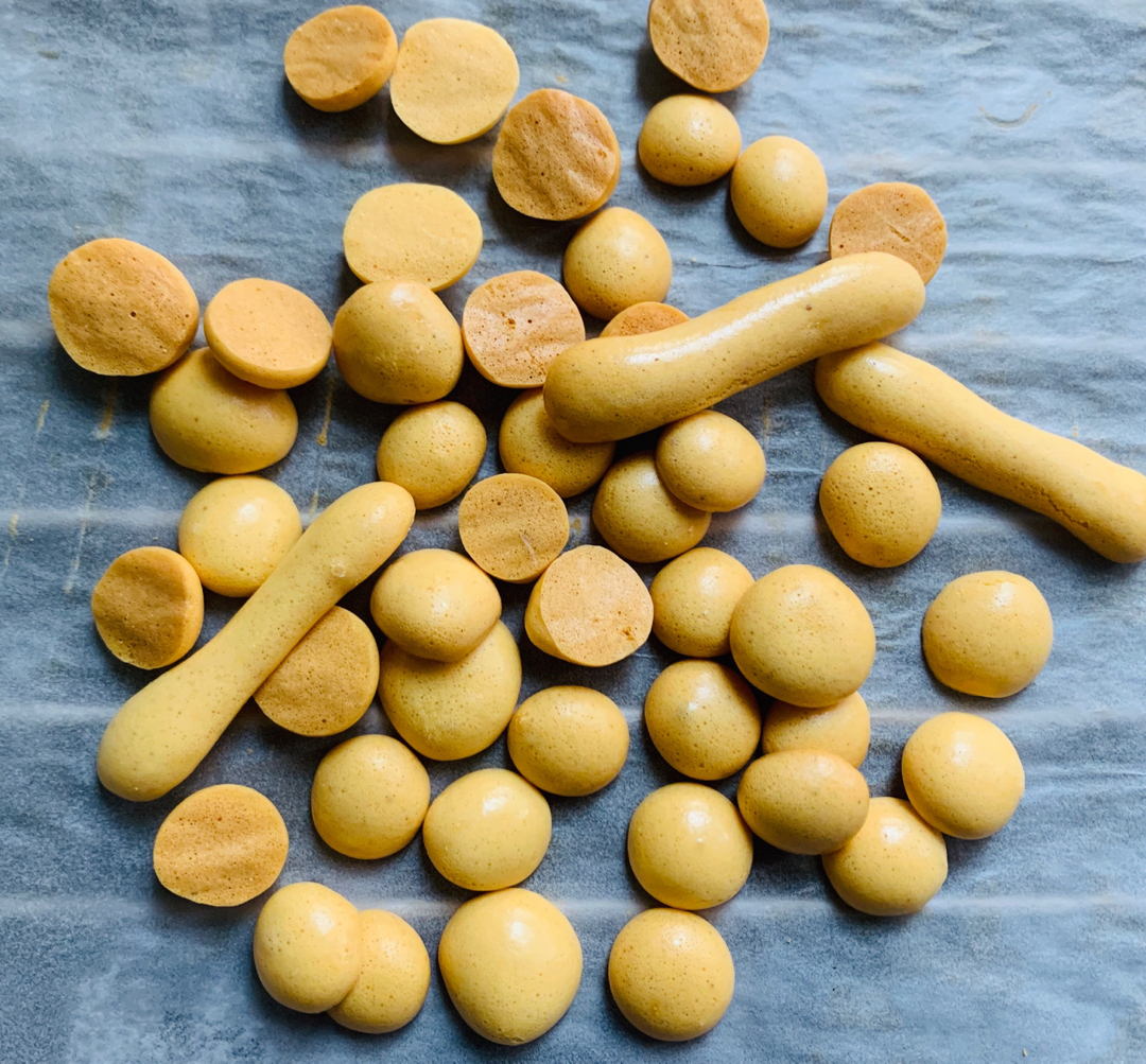 无蛋白婴儿零食—蛋黄饼干溶豆