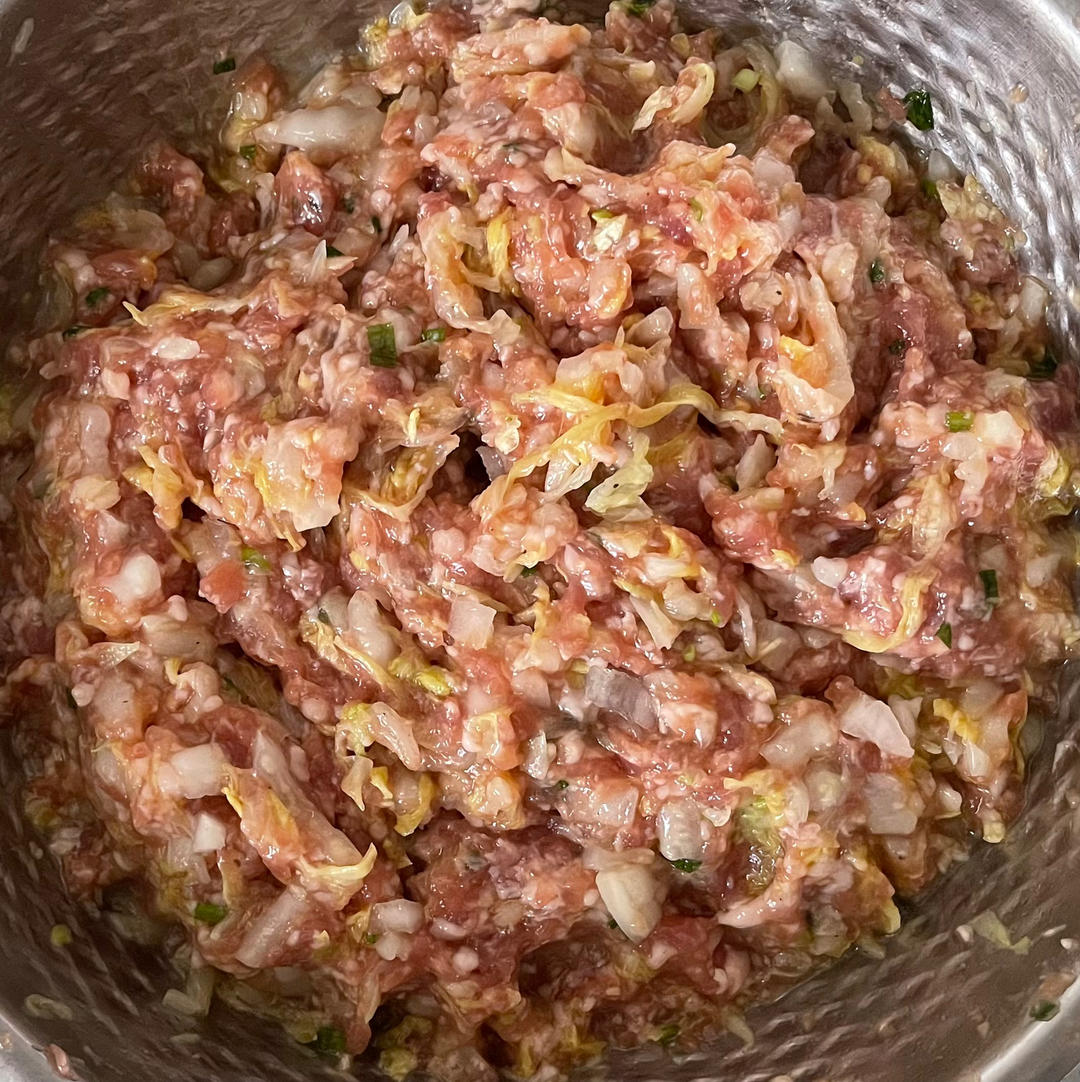 白菜猪肉馅水饺肉馅做法