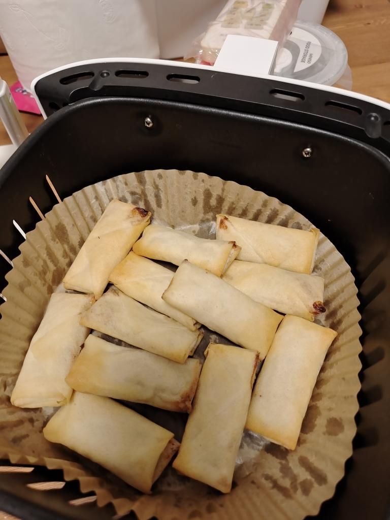 空气炸锅炸春卷