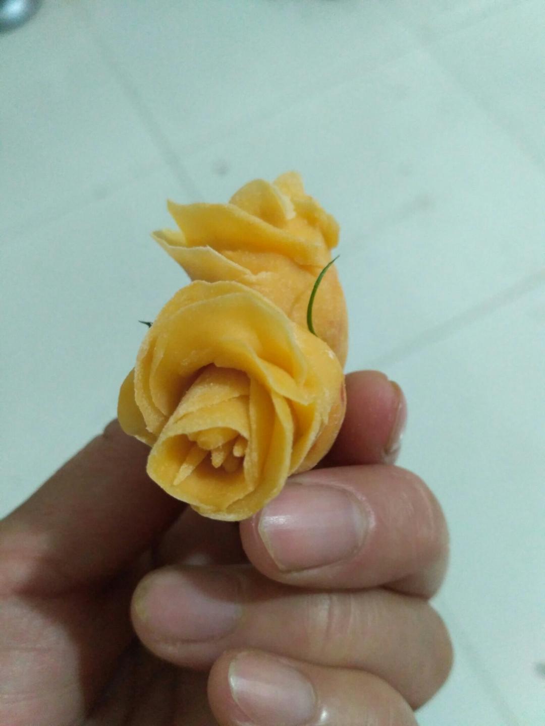 好吃好看好做的玫瑰花馒头