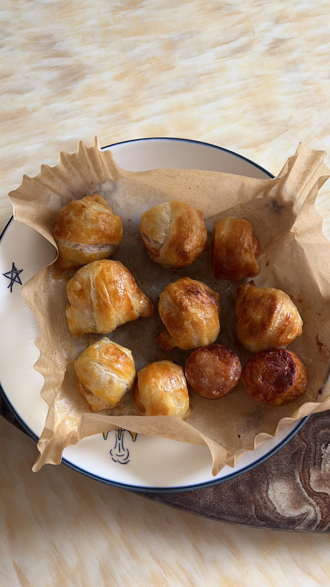 （手抓饼）火腿肠香酥卷——烤箱版