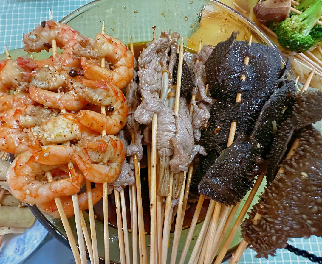 很好吃的冷锅串串
