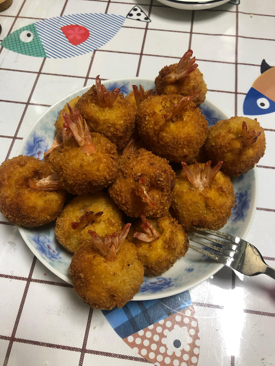 超详细零失误的「黄金虾球」