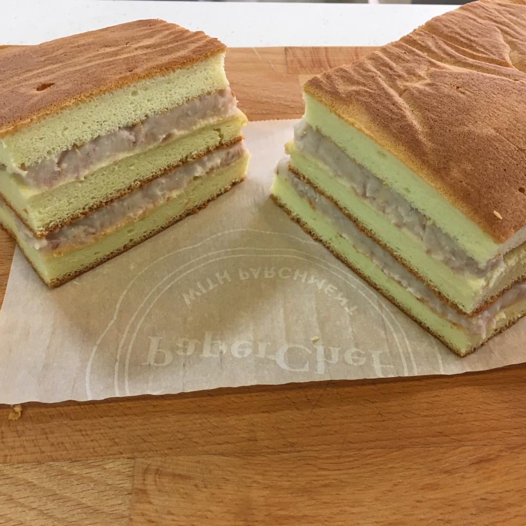 仿台湾不二家的真芋头蛋糕（Taro cake）