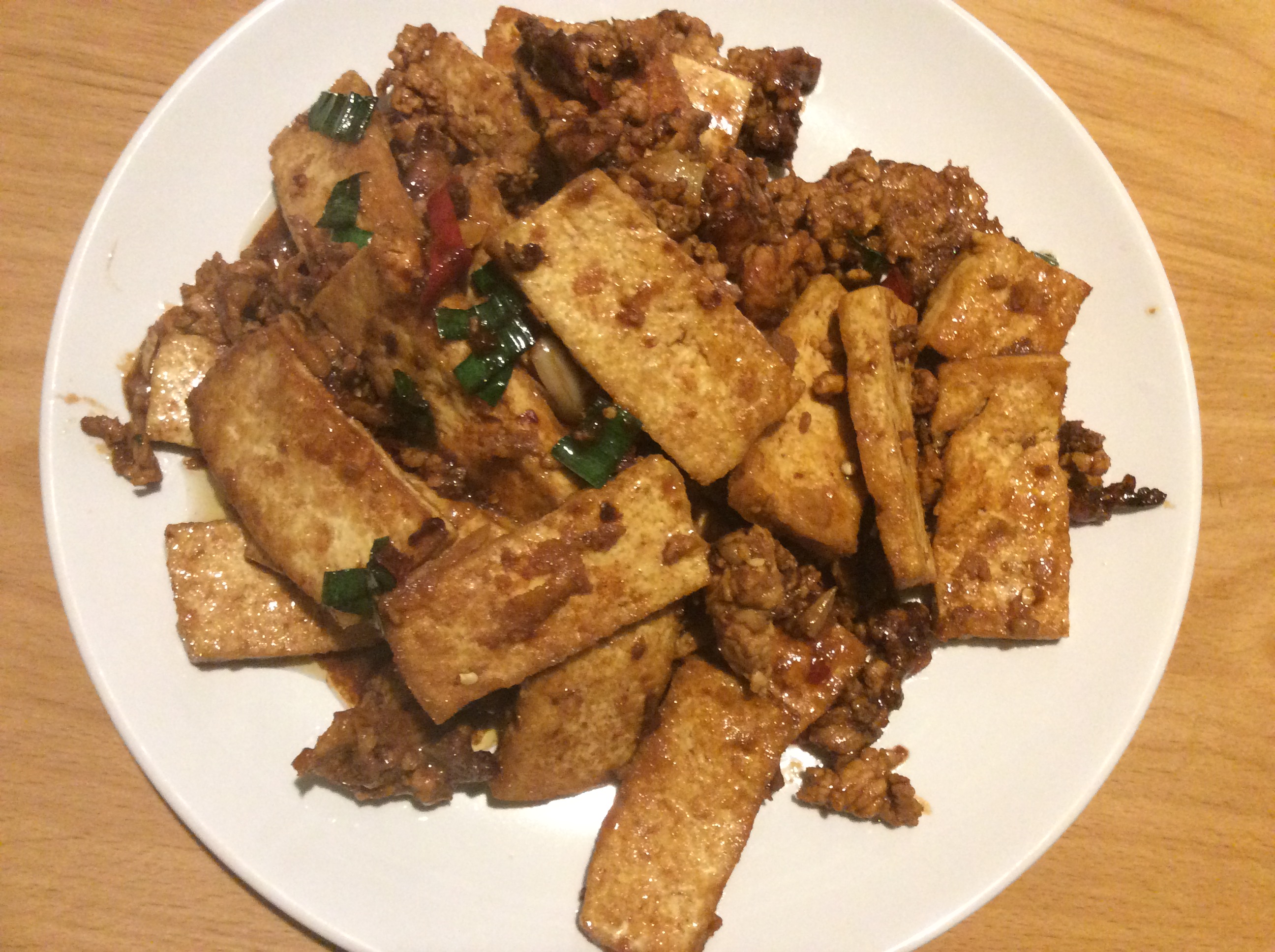 香煎豆腐--家常豆腐