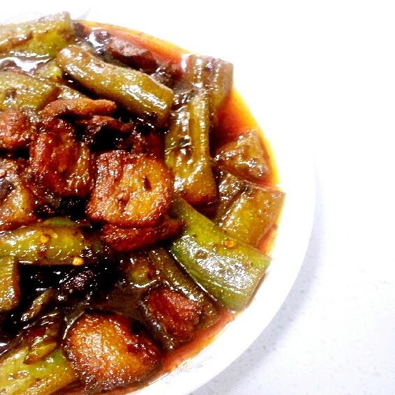 油调丝瓜回锅肉（快手超下饭）的做法
