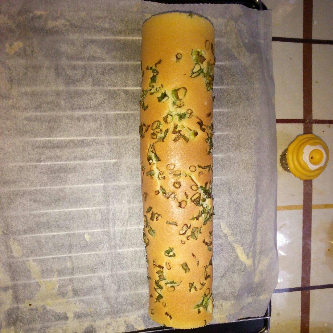 香葱咸味蛋糕卷