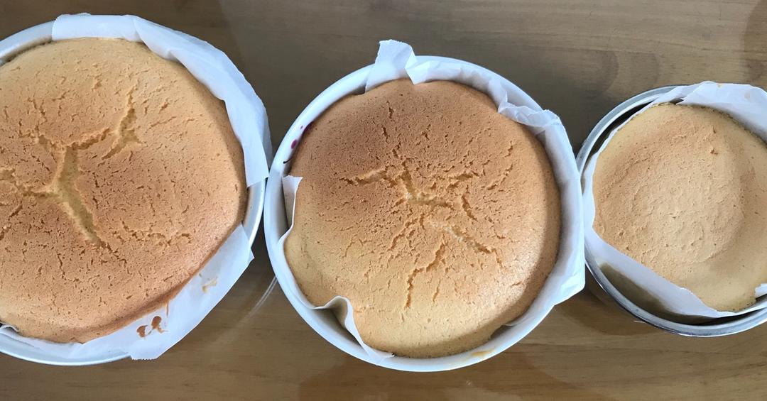 戚风蛋糕（高筋粉版）