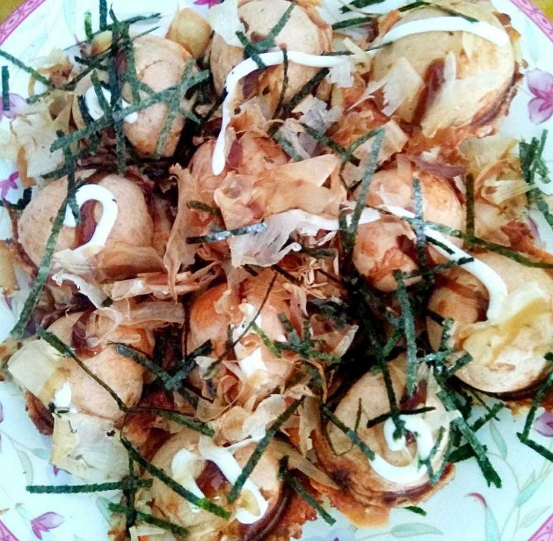 章鱼烧(章鱼小丸子)--简易版&升级版