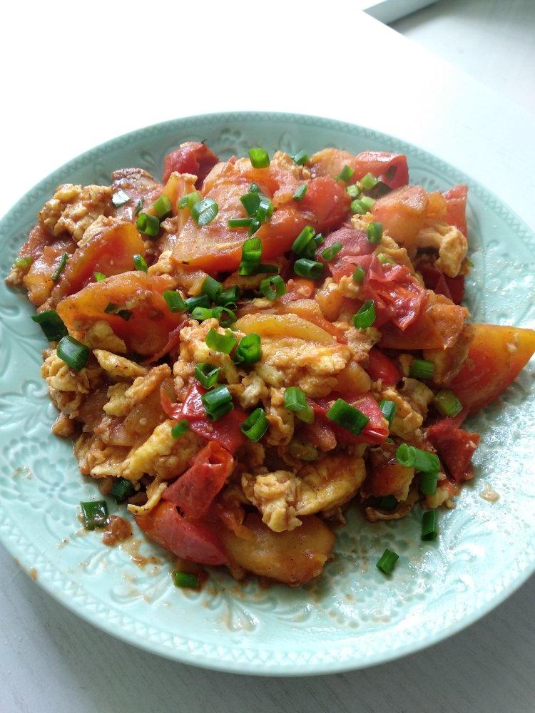 赛蟹黄炒西红柿 鸡蛋炒西红柿 中餐厅 张亮