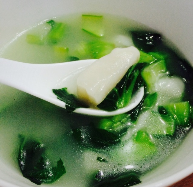 青菜煮年糕