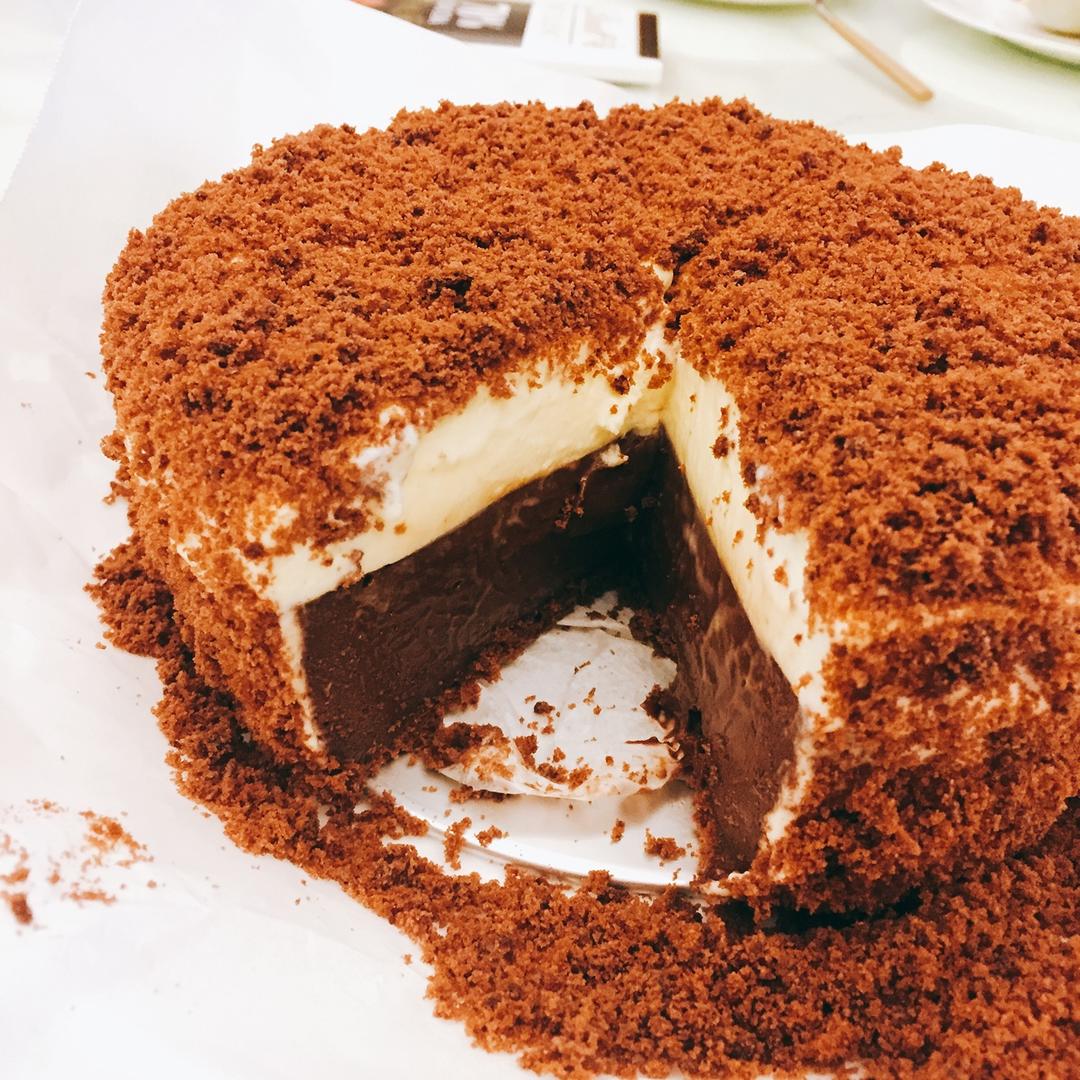 张老然做的 letao> 巧克力双层芝士蛋糕配方大公开!