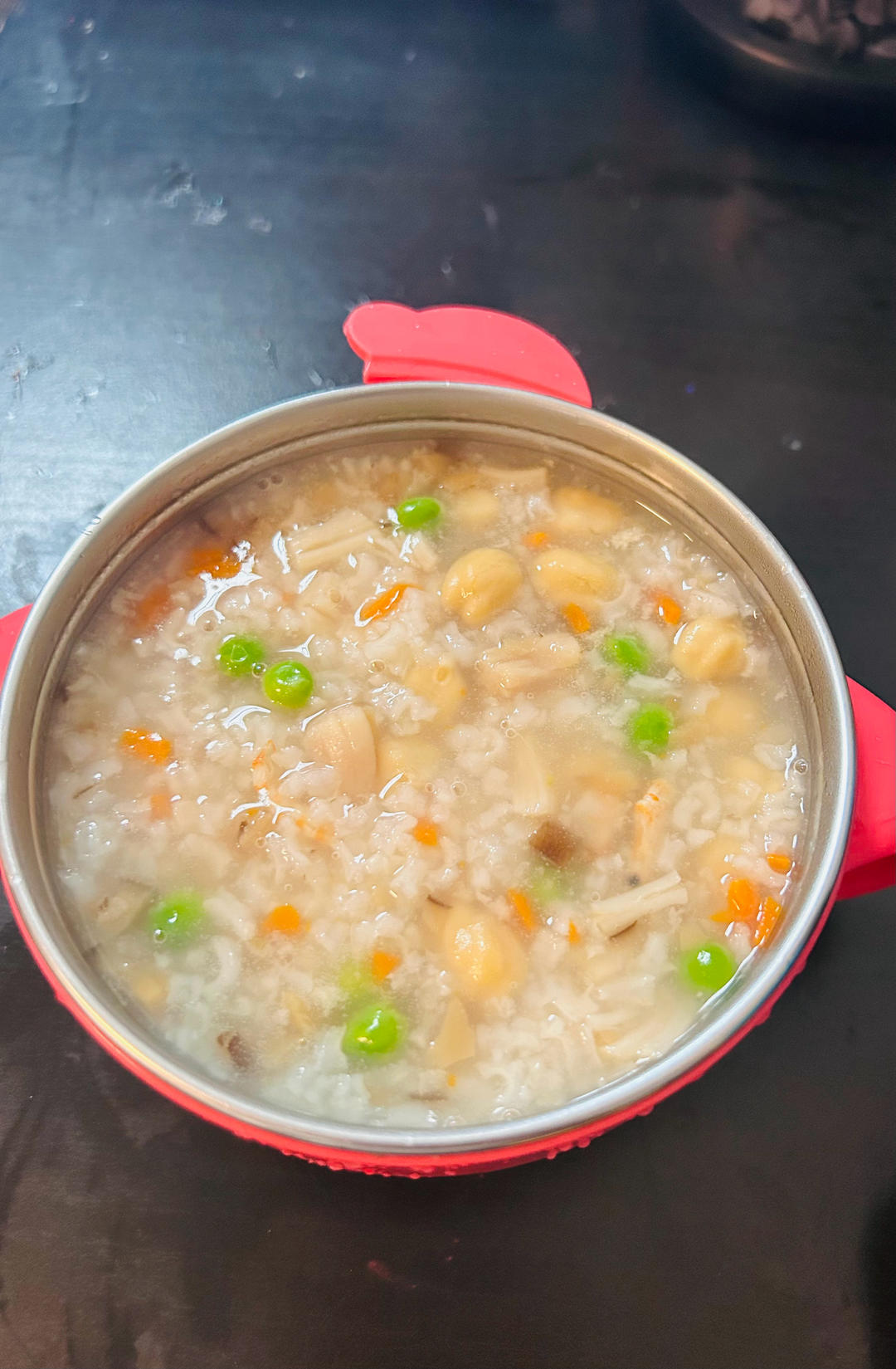 干贝虾米香菇粥