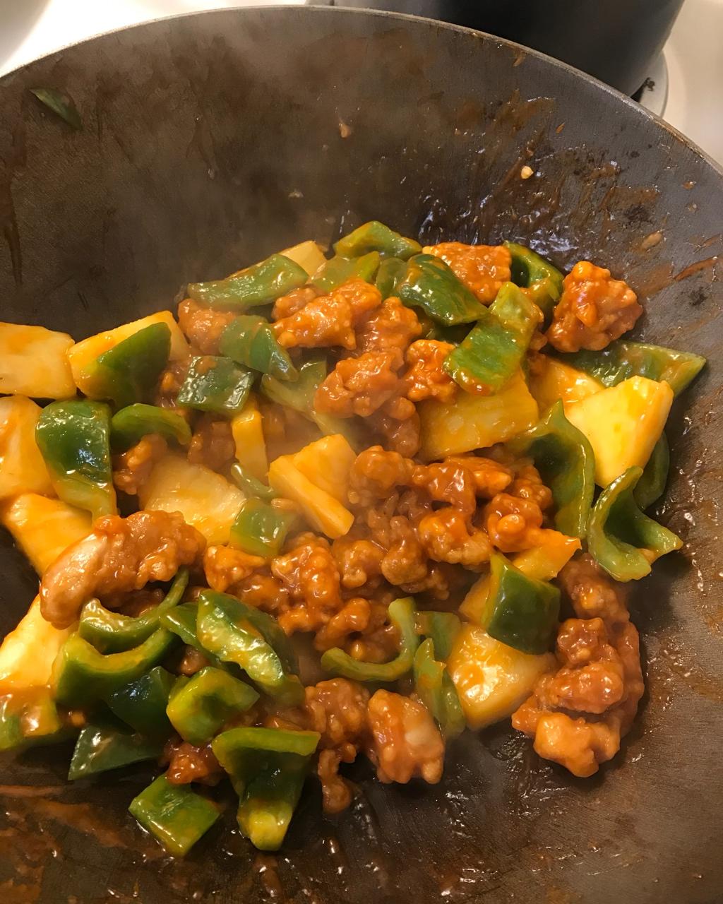 糖醋菠萝鸡块