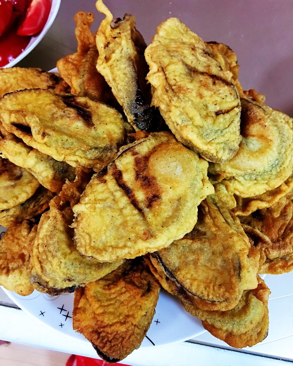 kiss米做的酥炸茄盒