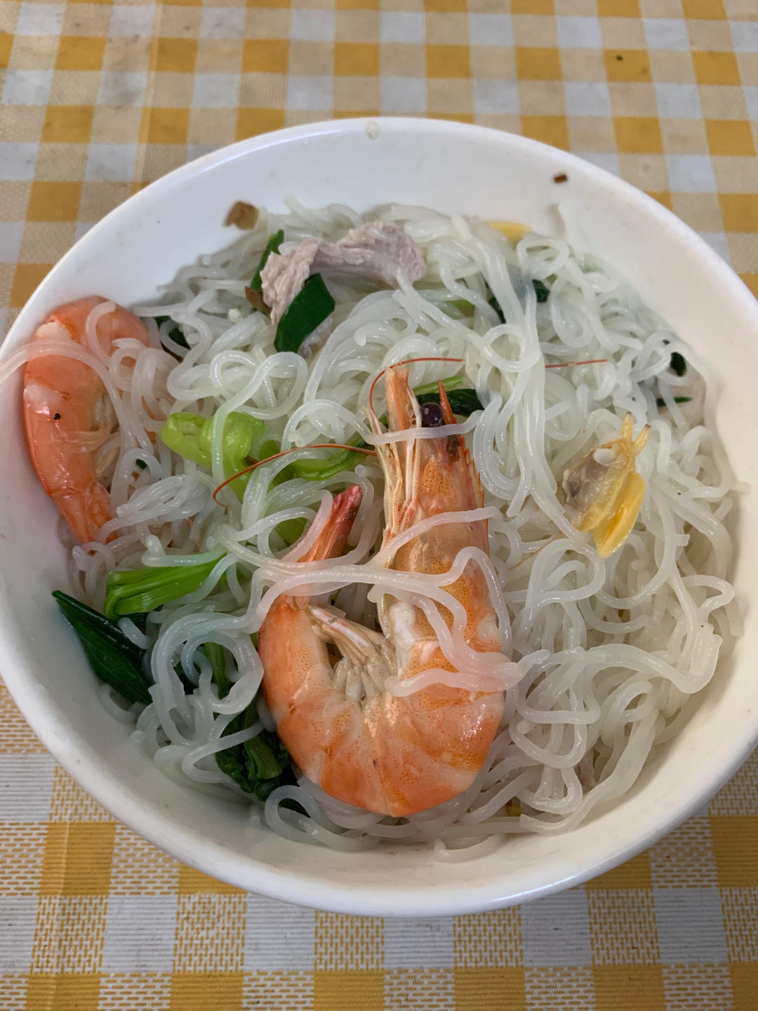丝瓜海鲜瘦肉米粉汤