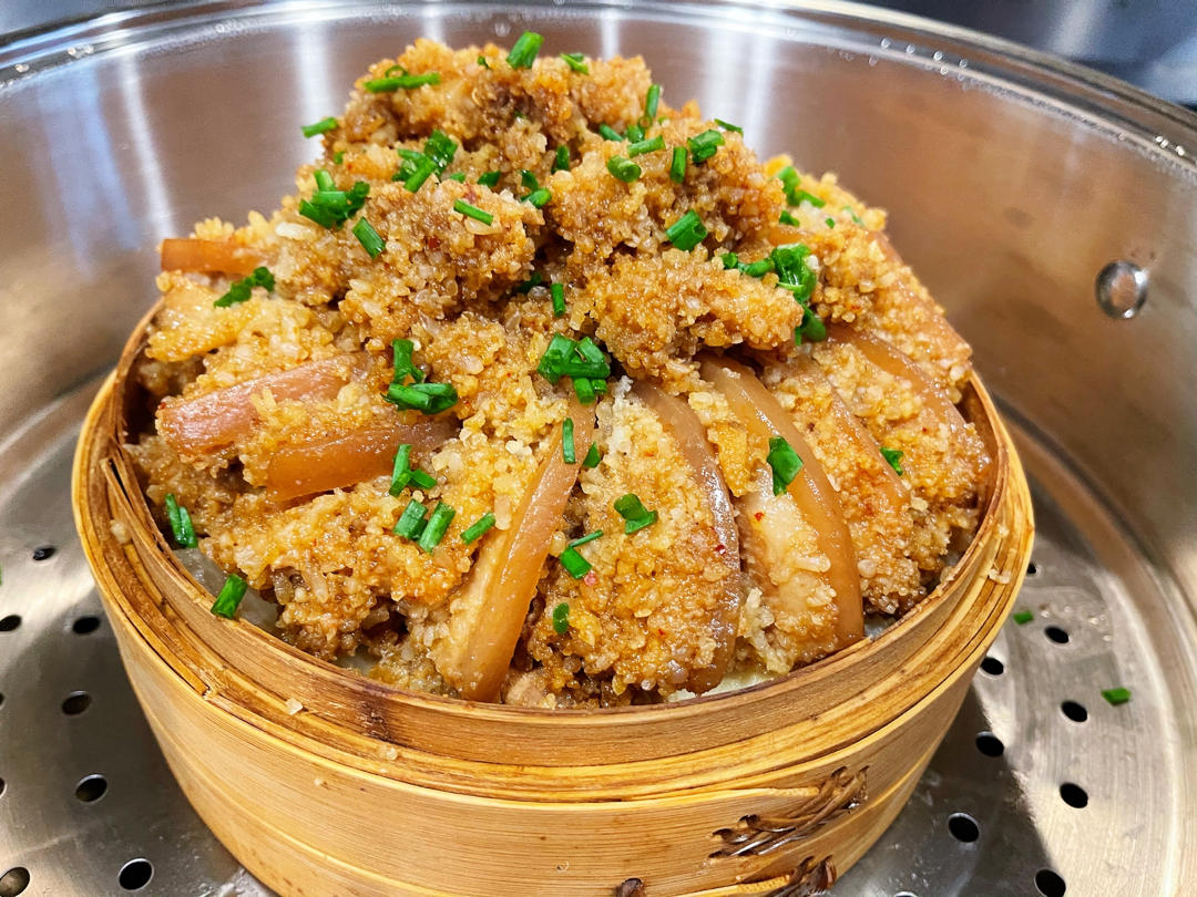 chriszhangx做的湖北粉蒸肉—华美新年味