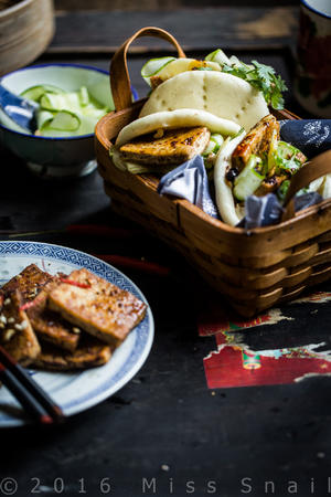 麻辣豆腐荷叶包.Spiced tofu bao.的做法 步骤11