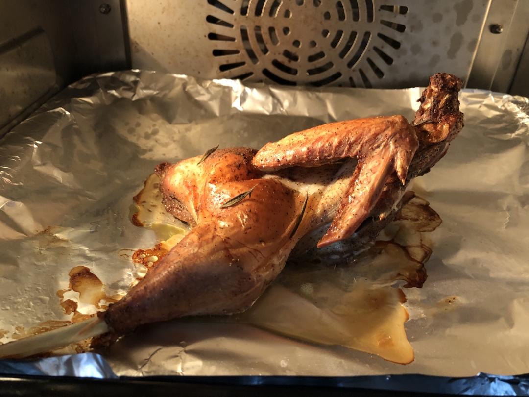 椒盐脆皮烤鸡（北鼎食谱）