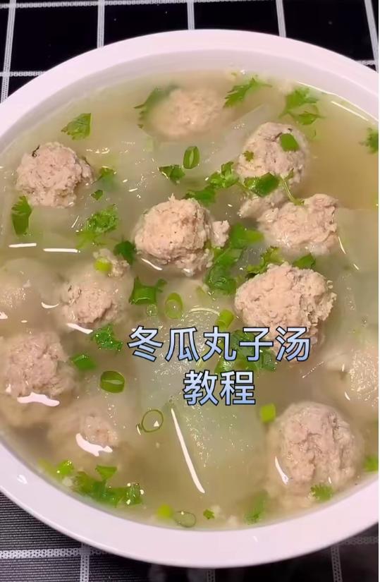 步骤图 冬瓜丸子汤的做法 冬瓜丸子汤的做法步骤 汤羹 下厨房