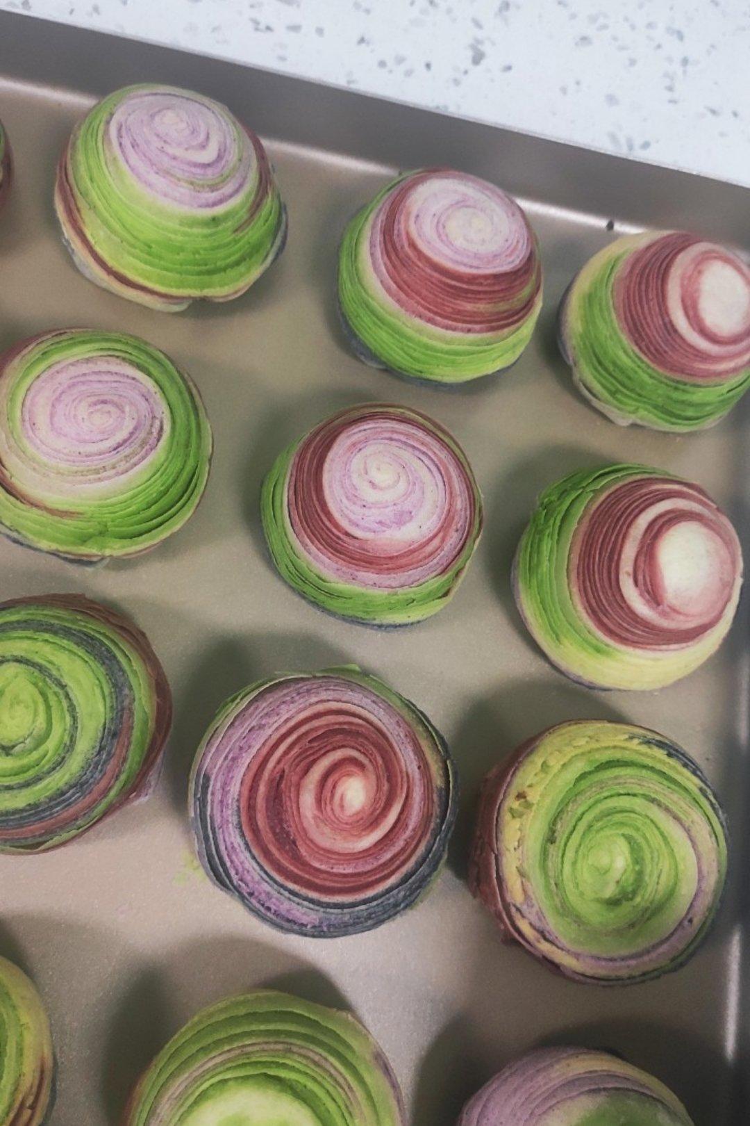 彩虹蛋黄酥（无色素版）