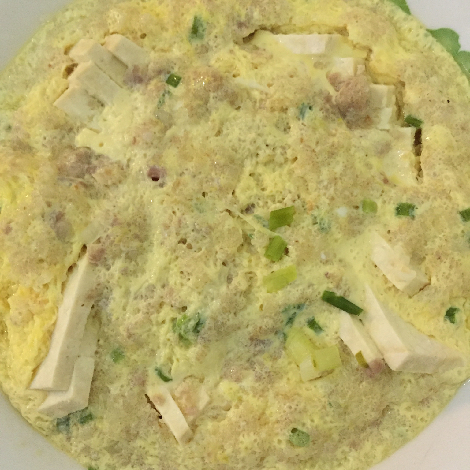 肉末鸡蛋蒸豆腐