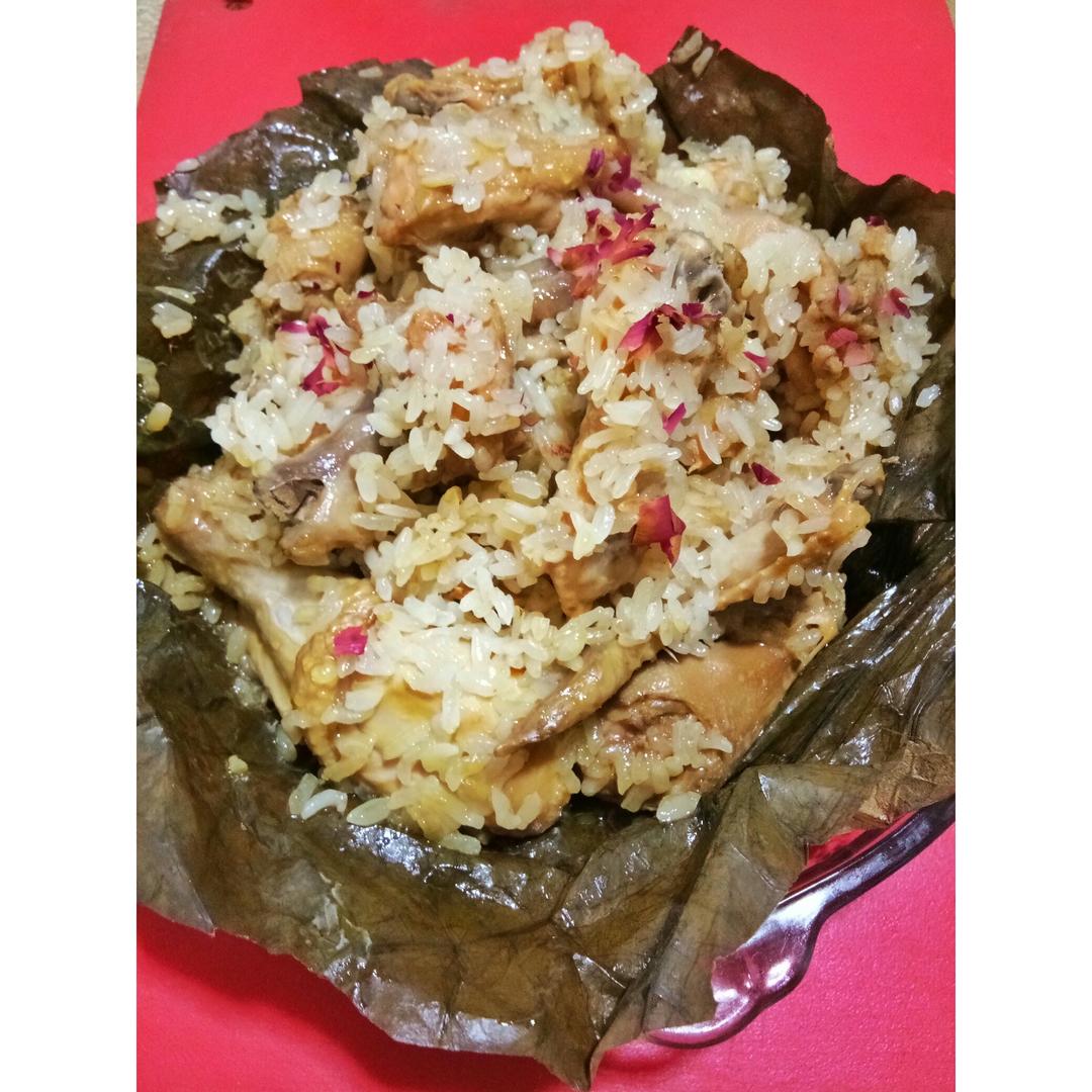 荷叶糯米蒸排骨