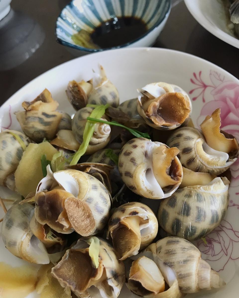 白灼花螺