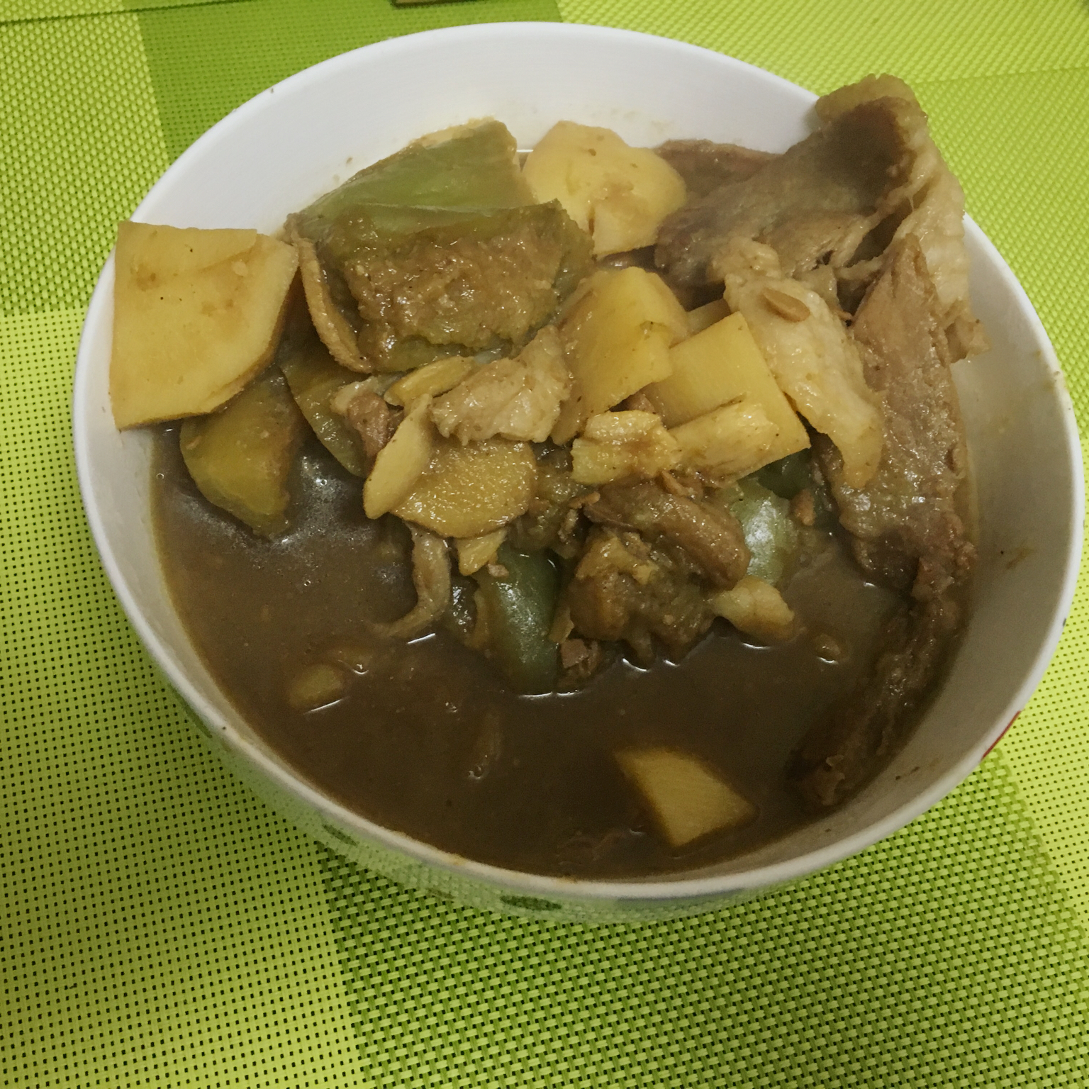 茄子炖土豆