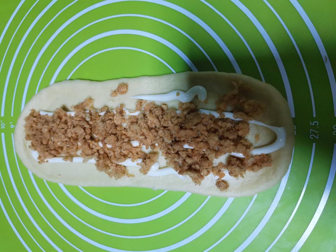 香葱火腿肉松面包