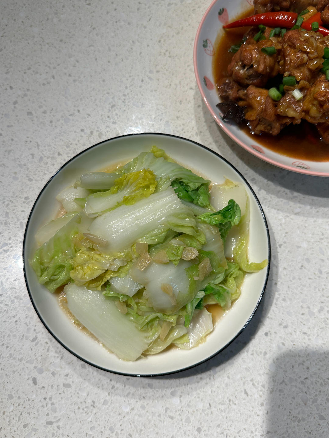 炝炒小白菜（脆爽）