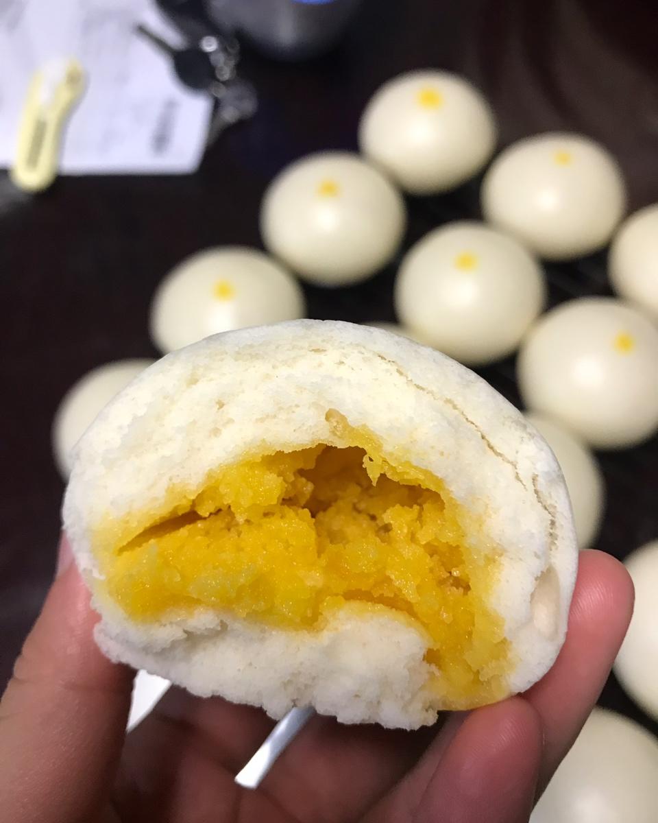 【流沙包】流心的包子，这样填馅一步到位！