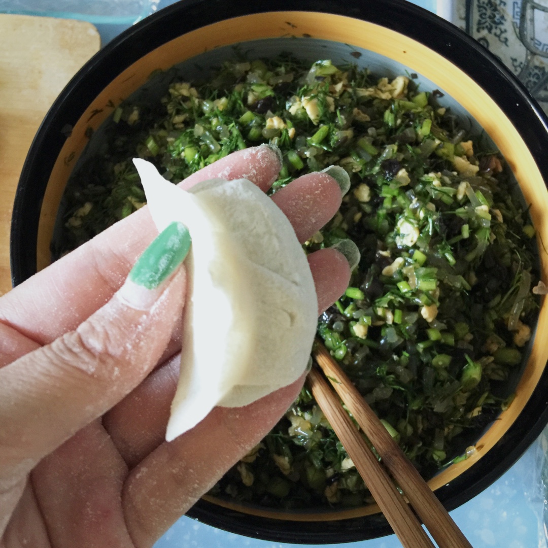 茴香鸡蛋饺子