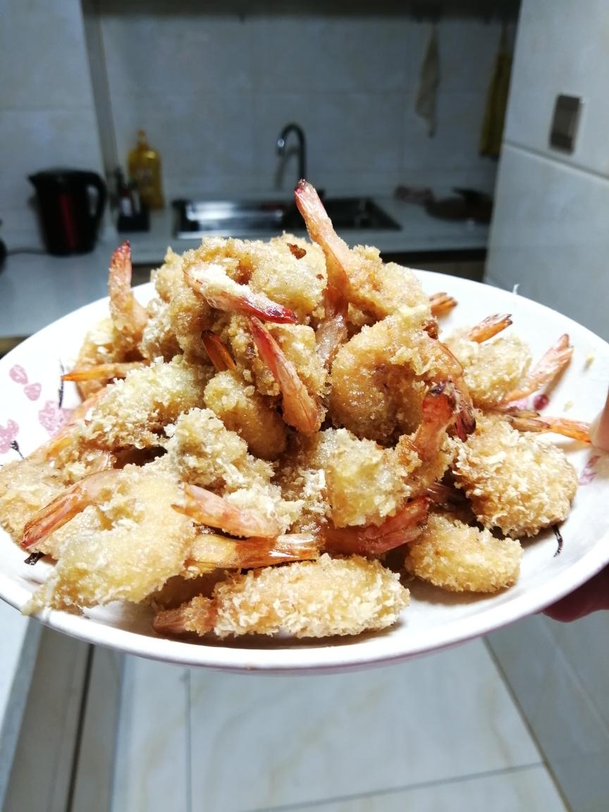 黄金虾尾。